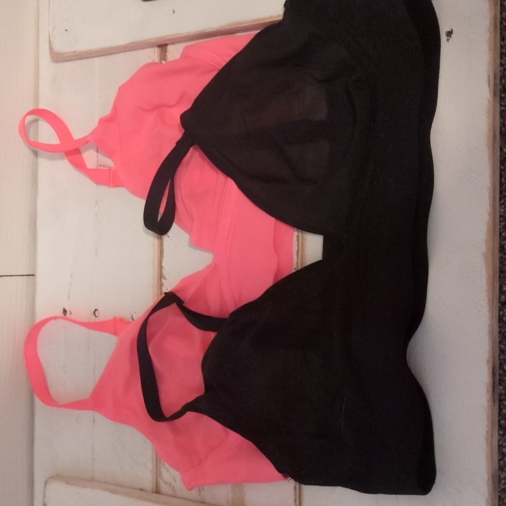 Two size M aerie shear bralettes